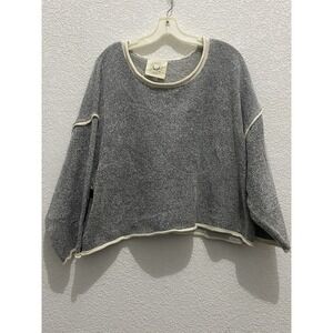 Fantastic Fawn Sweatshirt Women's‎ Size L Gray Made In USA (F174)